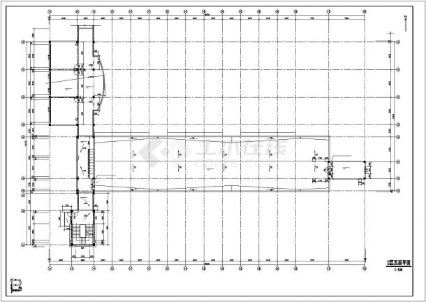 某大型教学楼建筑施工CAD图纸_教学楼设计-图一
