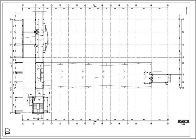 某大型教学楼建筑施工CAD图纸_教学楼设计_图1