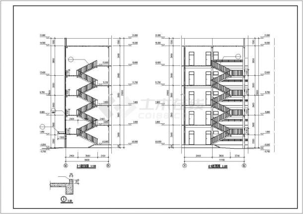 学校建筑施工CAD图纸_学校设计-图一