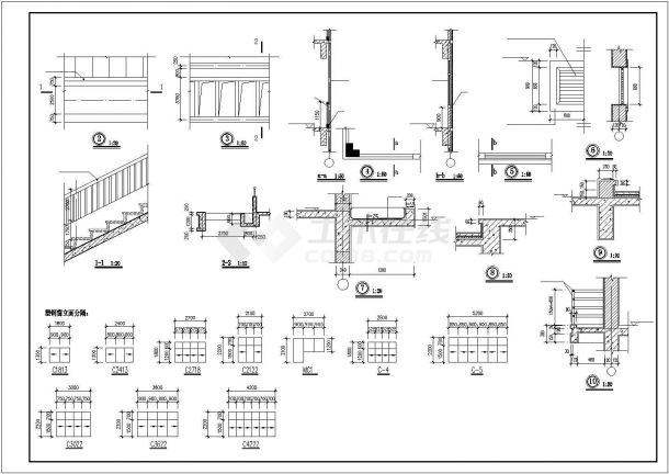学校建筑施工CAD图纸_学校设计-图二