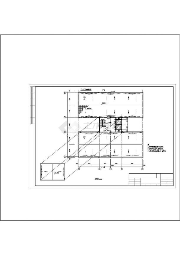 某花园小区框剪结构住宅楼建筑设计方案（含计算书、任务书、结构图）-图一