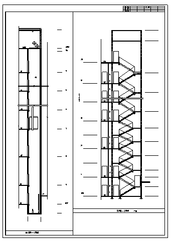 某市九层带地下室国际大酒店建筑施工cad图（含效果图）-图二