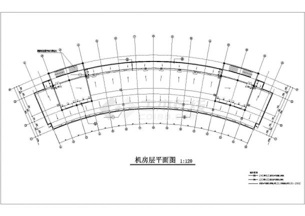 北京某商业街2600平米2层框架结构商务酒店全套建筑设计CAD图纸-图一