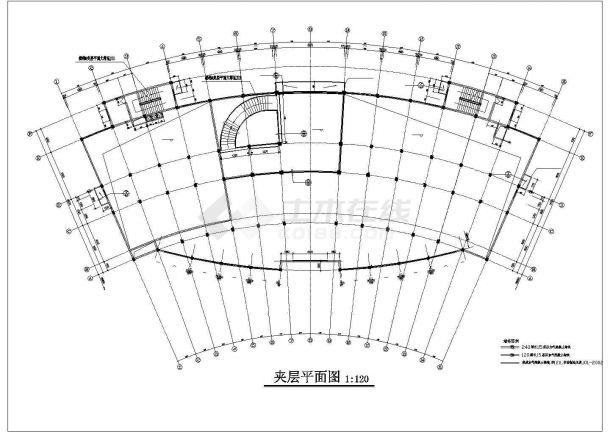 北京某商业街2600平米2层框架结构商务酒店全套建筑设计CAD图纸-图二