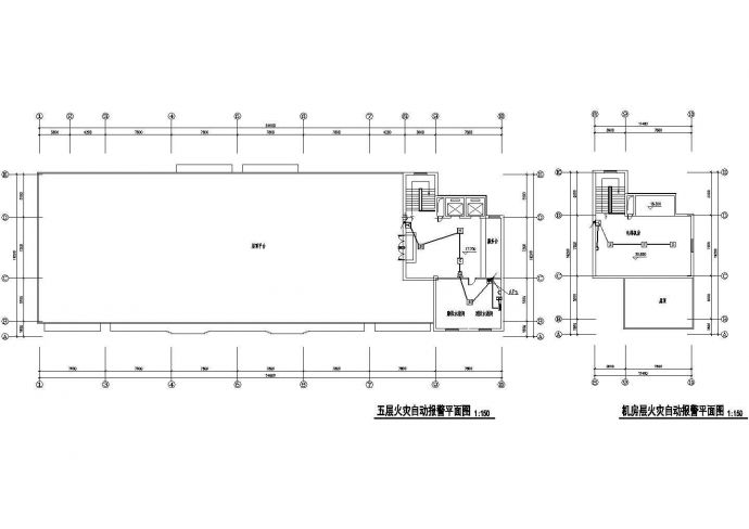 某疗养院电气CAD设计全套完整消防图_图1