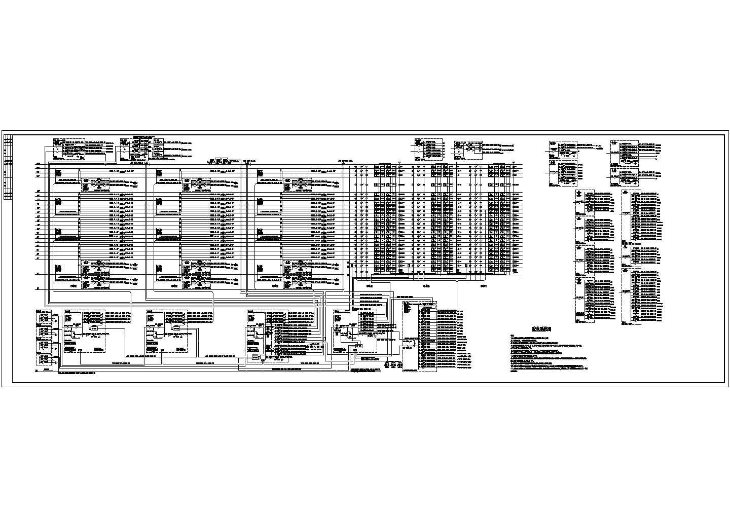 某低压配电CAD设计完整构造系统图