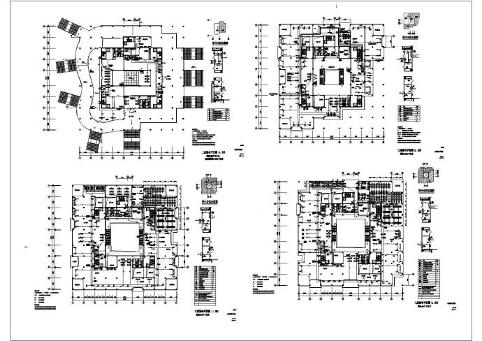 广东某大学图书馆CAD设计详细弱电施工图_图1