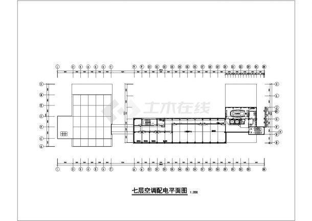 某图书馆及档案馆CAD电气设计全套构造图纸-图二