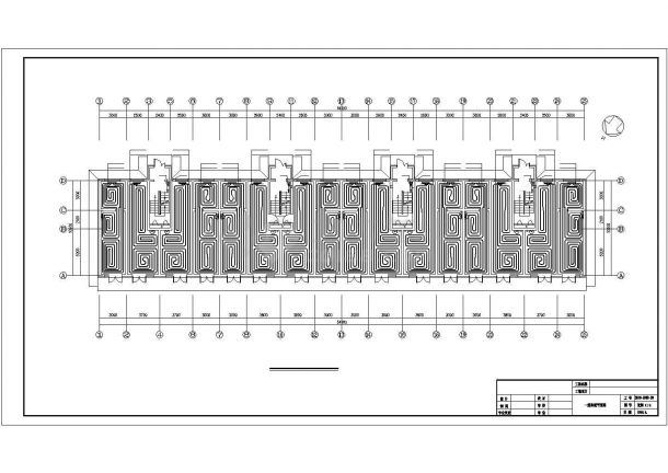 乌鲁木齐市某居住区6层砖混结构住宅楼给排水设计CAD图纸 （含地下室）-图一