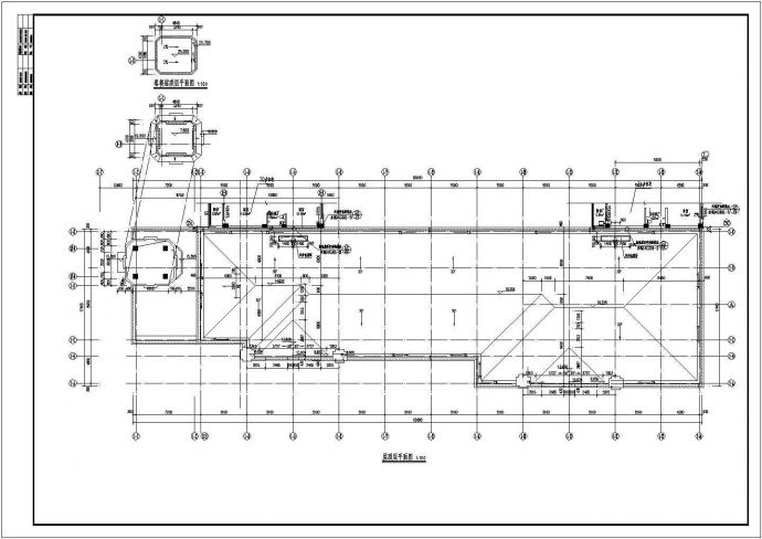 4800平米3层新中式风格商业综合楼全套平立剖面设计CAD图纸_图1