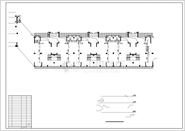 盐城市汶河路某社区17层框架结构住宅楼全套给排水设计CAD图纸-图一