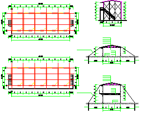 某地区工地用活动板房建筑设计方案施工图纸-图二