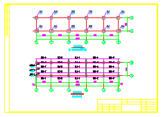国电格尔木某太阳能板光伏支架结构设计图纸-图一