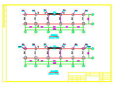 国电格尔木某太阳能板光伏支架结构设计图纸-图二