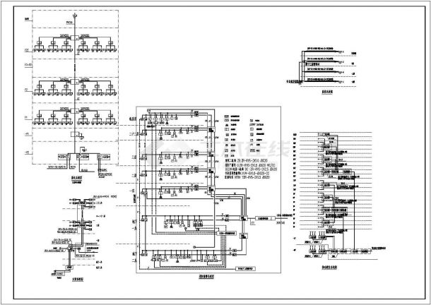 张家口大型商住楼电气施工图CAD图纸3-图一