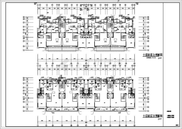 乌鲁木齐市某居住区9+2层框剪结构住宅楼全套给排水设计CAD图纸-图二