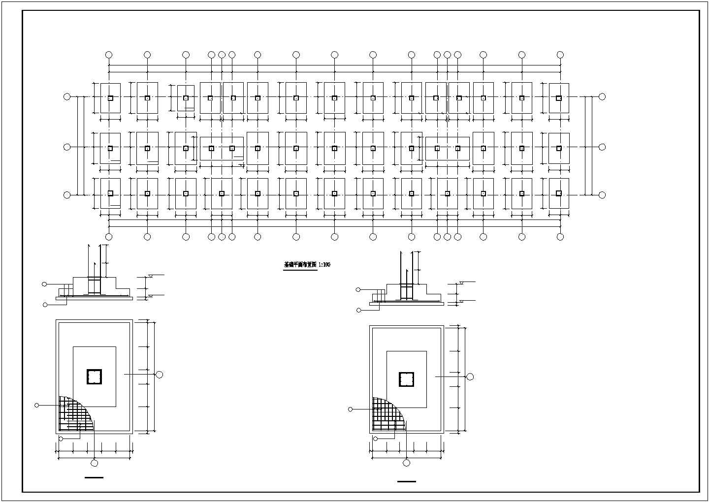 宜兴市某现代化小区五层混合结构住宅楼全套结构设计CAD图纸