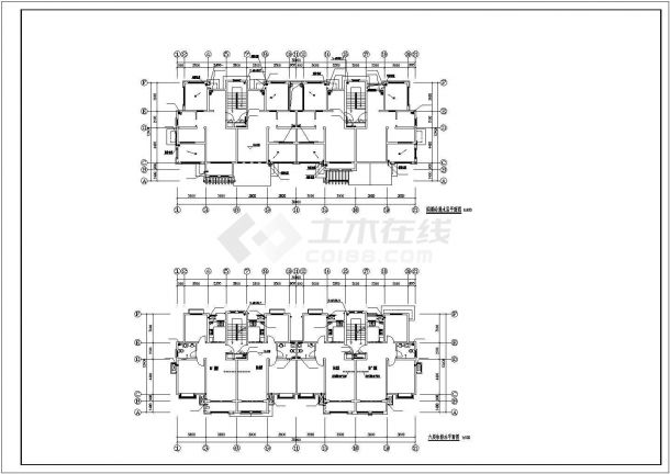 合肥市某外企家属院6层砖混结构住宅楼给排水设计CAD图纸（3套方案）-图一