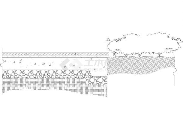 南京某清江西苑·阅景园全套景观施工设计cad图(含标准种植槽大样图)-图一