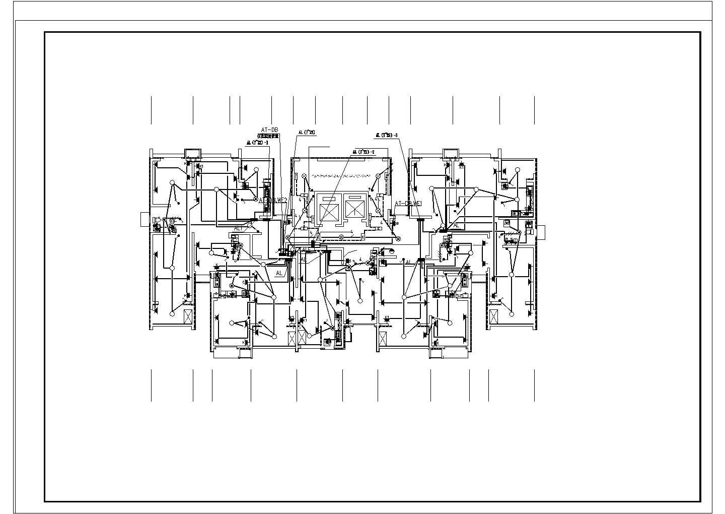 张家口大型商住楼电气施工图CAD图纸23