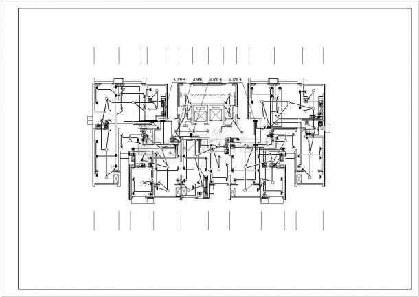 张家口大型商住楼电气施工图CAD图纸24-图一