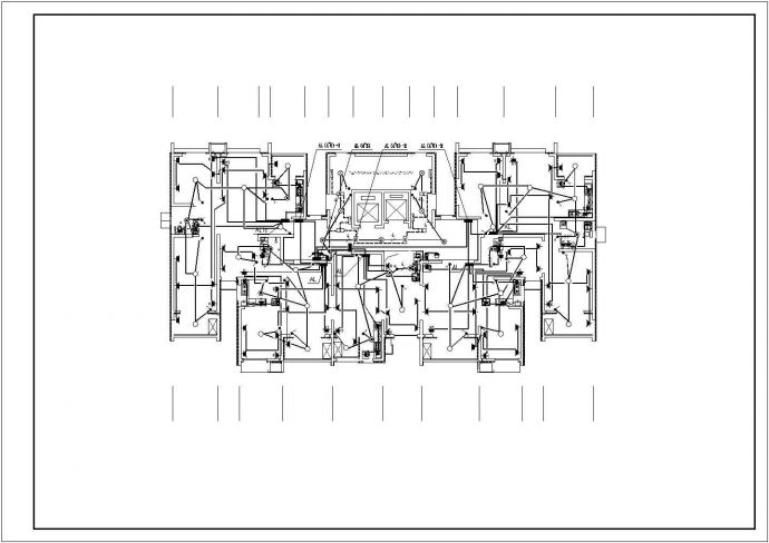 张家口大型商住楼电气施工图CAD图纸24_图1