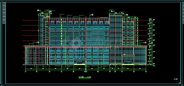 8层医学分院学术交流中心（酒店）建筑结构设计施工图-图二