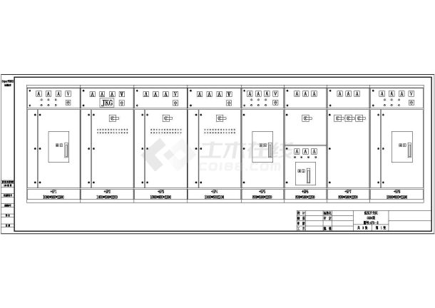 某低压原理图完整CAD构造设计-图二