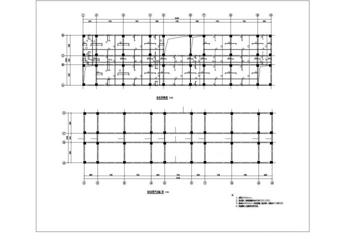 某地区某市政单位8层办公楼建筑布置参考结构设计CAD图纸_图1