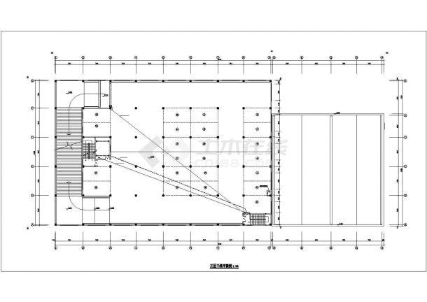 宁波市某汽车4S店3层框架结构销售大楼全套电气设计CAD图纸-图一
