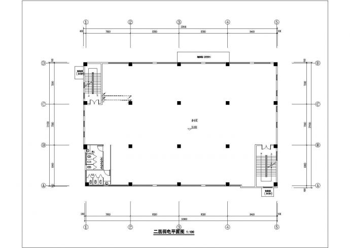 北京西单地区某4S店3层框架结构销售中心全套电气设计CAD图纸_图1