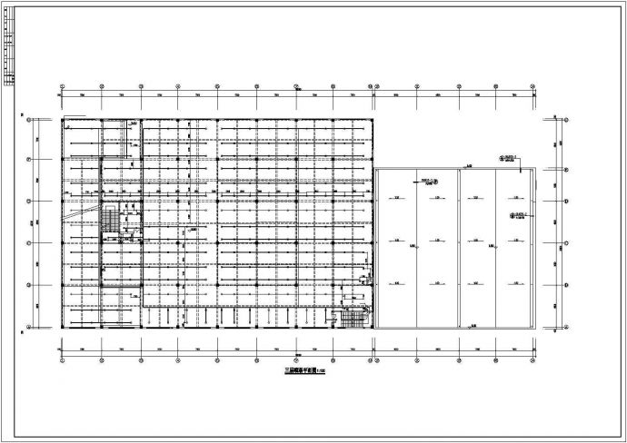天津市和平南路某汽车4S店3层框架结构综合楼给排水设计CAD图纸_图1