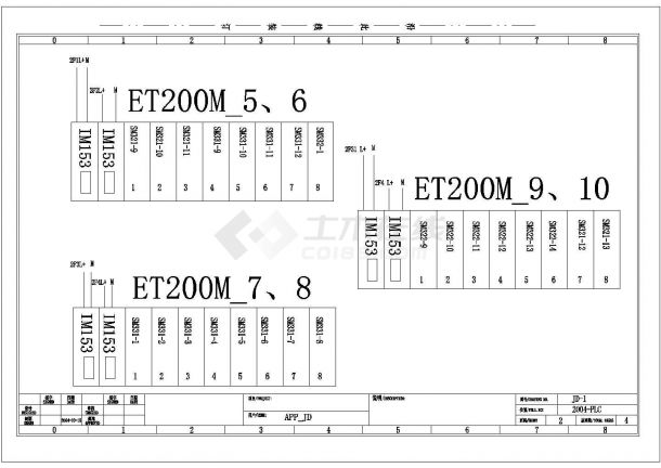 某PLC端子图CAD设计大样-图一