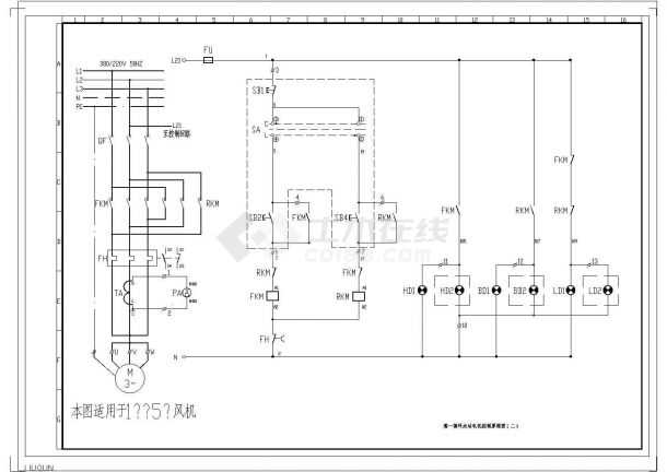 某低压配电间电气CAD设计大样图纸-图二