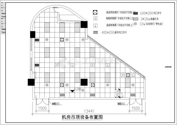 某人民医院配电设计cad全套电气施工图（含装饰设计）-图一