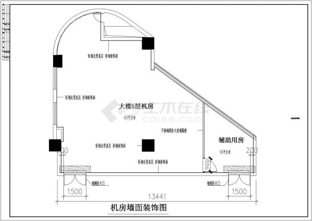 某人民医院配电设计cad全套电气施工图（含装饰设计）-图二