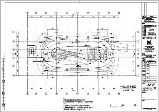 2010年上海世博会澳门分会馆平立剖面设计CAD图纸（8层）-图一