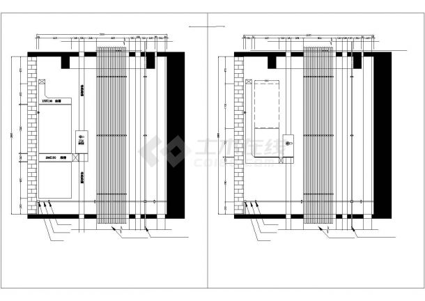 某超高层建筑配电房电气施工CAD图纸-图二