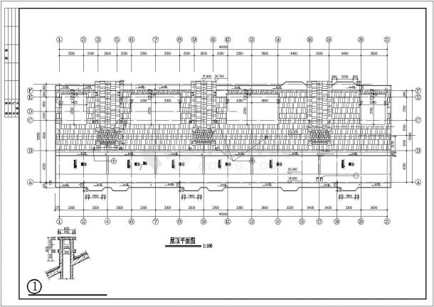 某豪华小区多层框架结构住宅楼设计cad全套建筑施工图纸（含设计说明）-图二