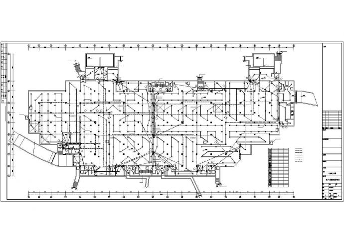 西宁市某大型市政单位地下车库全套电气和消防报警系统设计CAD图纸_图1