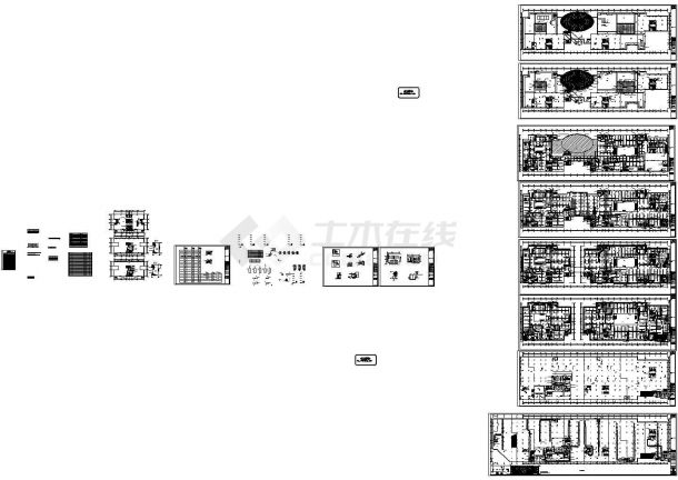 [湖南]大型商场空调通风全套施工图纸(大样图较多)（含暖通设计说明）-图二