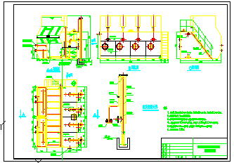一体化净水器CAD施工图纸_图1