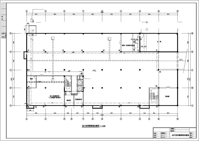 多层综合大楼散热器采暖系统设计cad施工图._图1