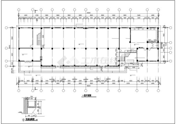 轮班宿舍楼建筑图，共10张-图二