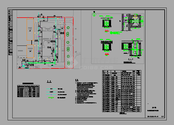 某中心卫生院强弱电设计cad全套电气施工图（含设计 说明，含弱电设计，50张）-图一