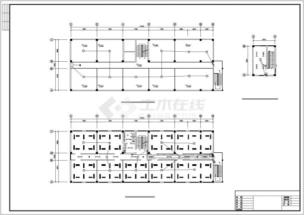 昆山市某大型制药厂内部制药车间消防系统设计CAD图纸-图一
