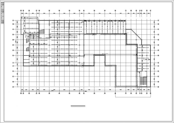 义乌市某大型批发商城自动喷淋平面设计CAD图纸（含原理图）_图1