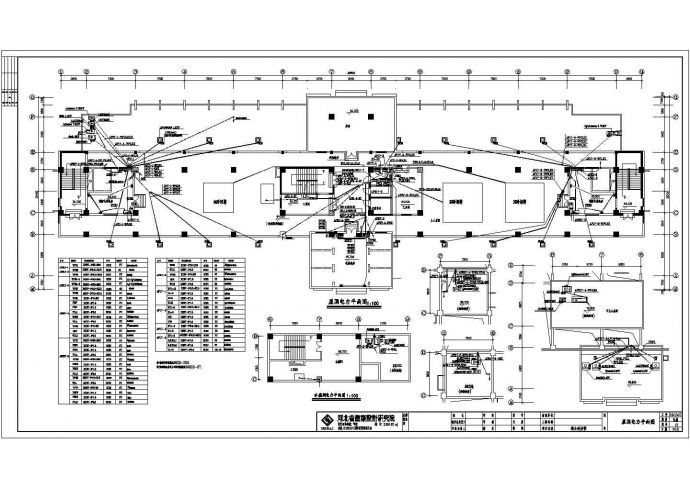 某大型医院综合楼配电设计cad全套电气施工图纸（ 含完整二次控制原理图）_图1