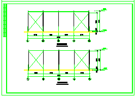某在建工程活动板房设计CAD施工图纸_图1