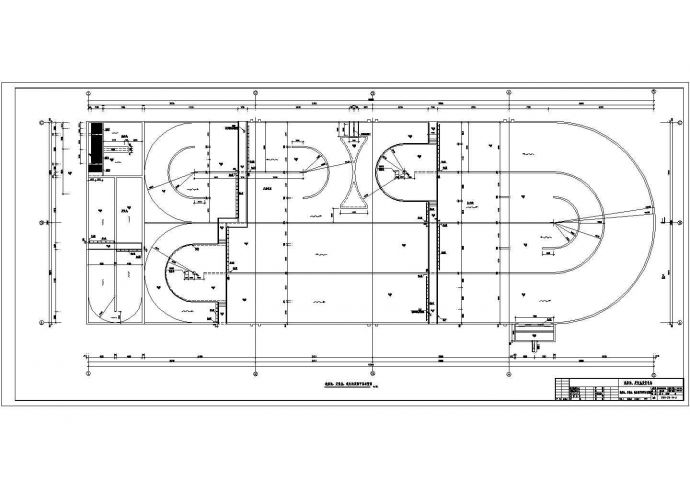 某市污水处理厂设计施工方案CAD图纸_图1